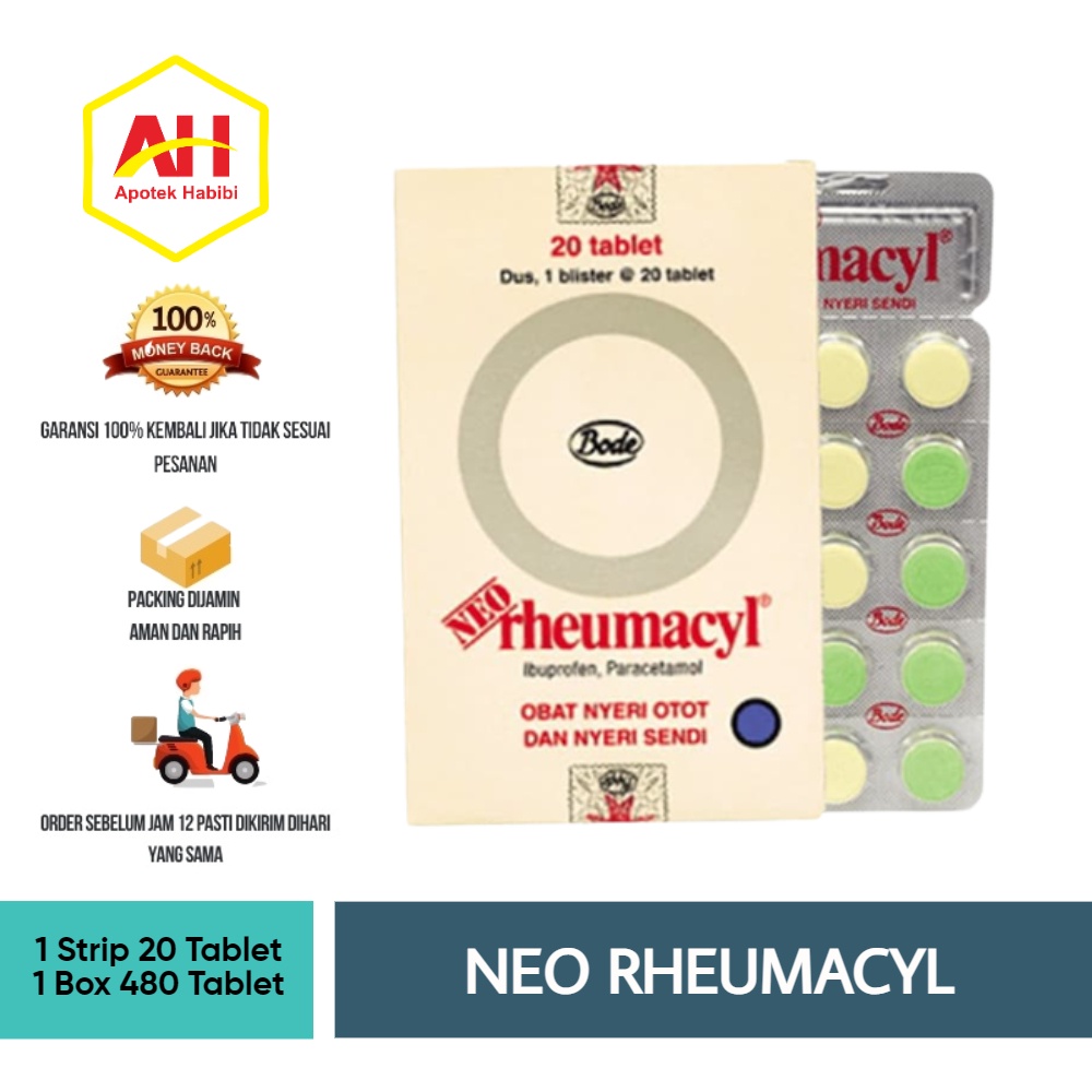 Jual NEO RHEUMACYL REMASIL REMACYL RHEUMASIL 1 STRIP ISI 20 TABLET ...