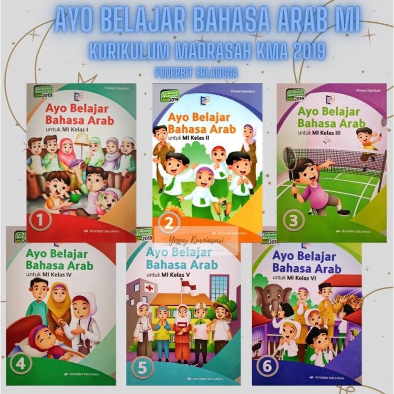 Jual AYO BELAJAR BAHASA ARAB KELAS 1/2/3/4/5/6 MI/SD K19 ORIGINAL ...