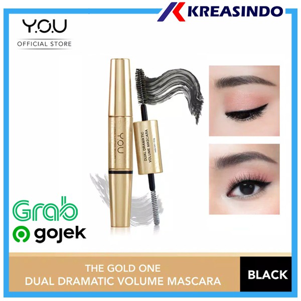 Jual YOU The Gold One Dual Dramatic Volume Mascara Resmi Original ...