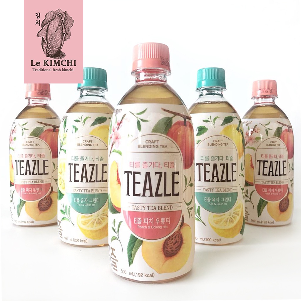 Jual Woongjin TEAZLE Yuja Green Tea Peach Oolong Tea Teh Korea Korean