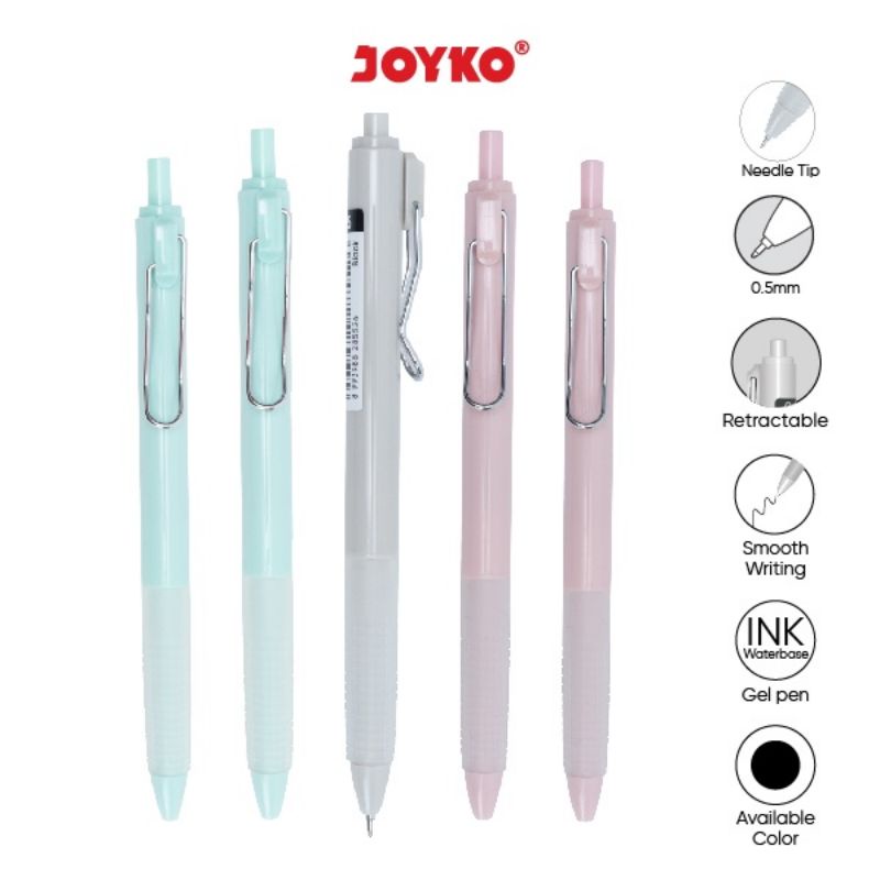 Jual Gel Pen Pulpen Pena Joyko GP343 Pasuteru Gel 0.5 mm Shopee