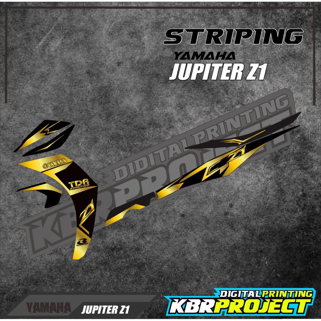 Jual Cod Jupiter Z1 Stiker Motor Sticker Striping Variasi List Yamaha