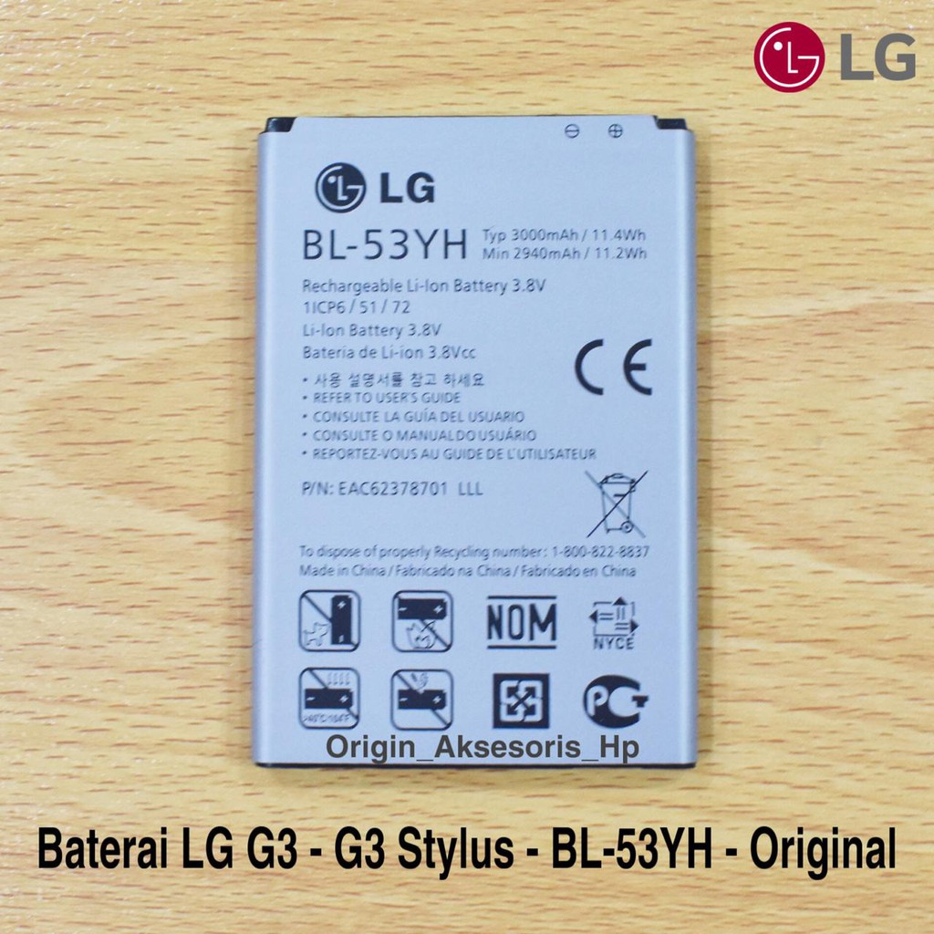 Jual Baterai Lg G Stylus D G Mini Bl Yh Original Batre Batrai