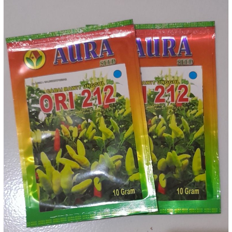 Jual Benih Bibit Cabe Ori 212 10g Cap Aura Seed Produk Asli Cabe Rawit