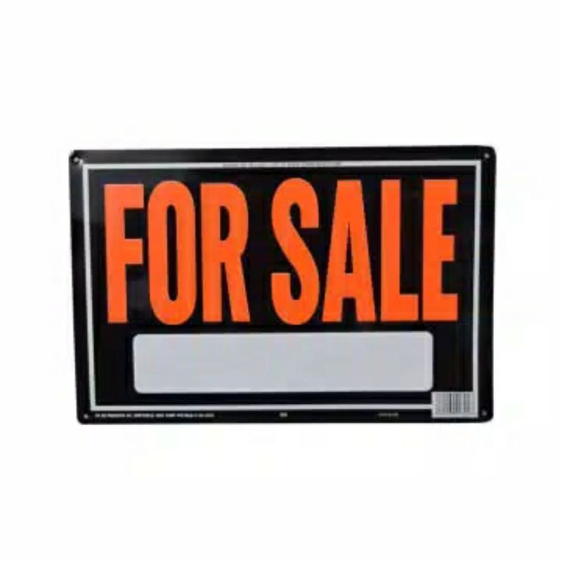 Jual Test Besar Sign Board Sign 'For Sale' Papan Petunjuk For Sale Sign ...