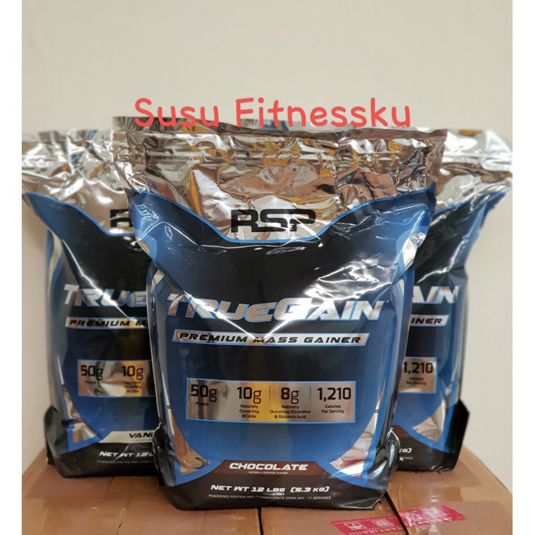 Jual RSP True Gain 12 Lb Gainer - CHOCOLATE ORIGINAL | Shopee Indonesia