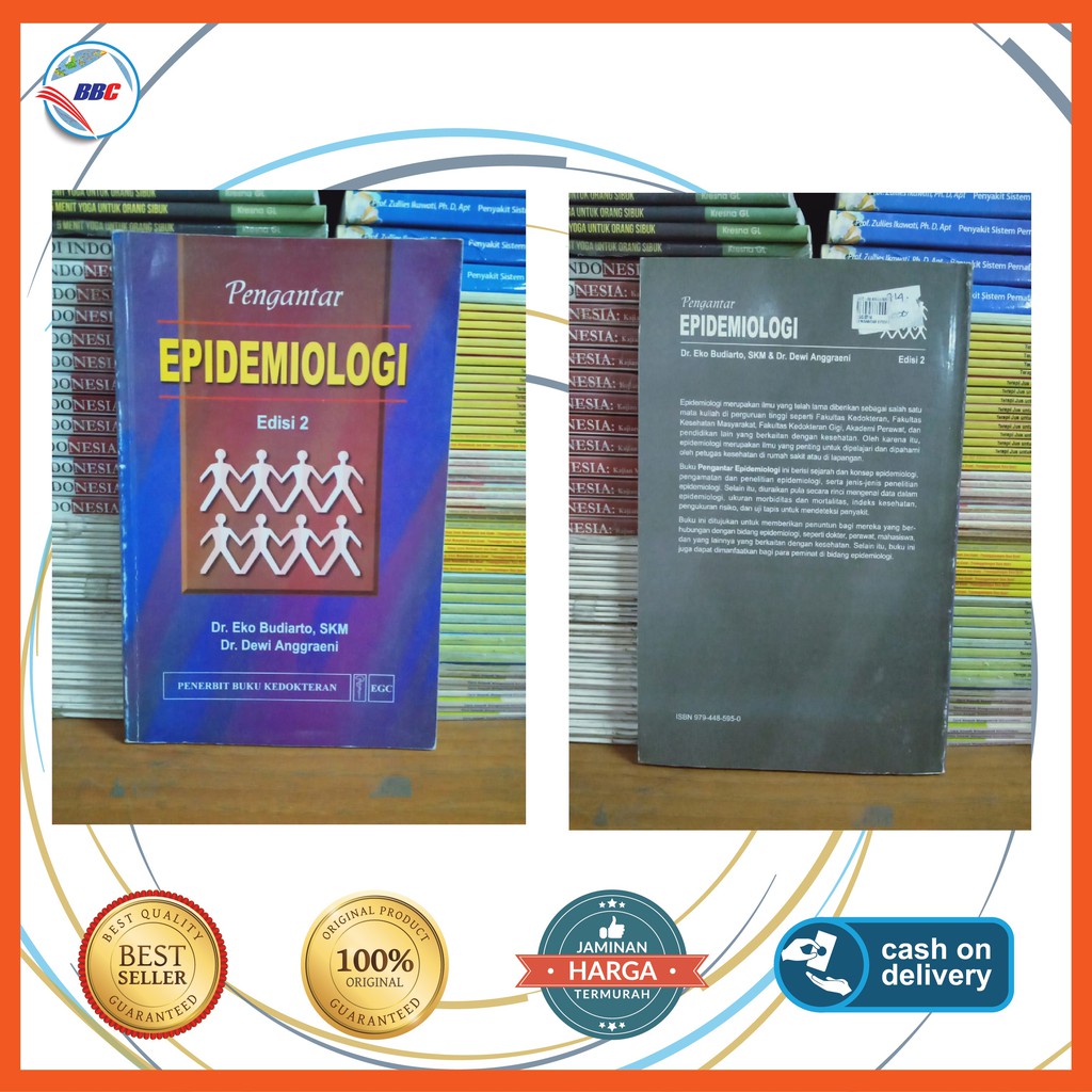 Jual PENGANTAR EPIDEMIOLOGI EDISI 2 - EKO BUDIARTO | Shopee Indonesia