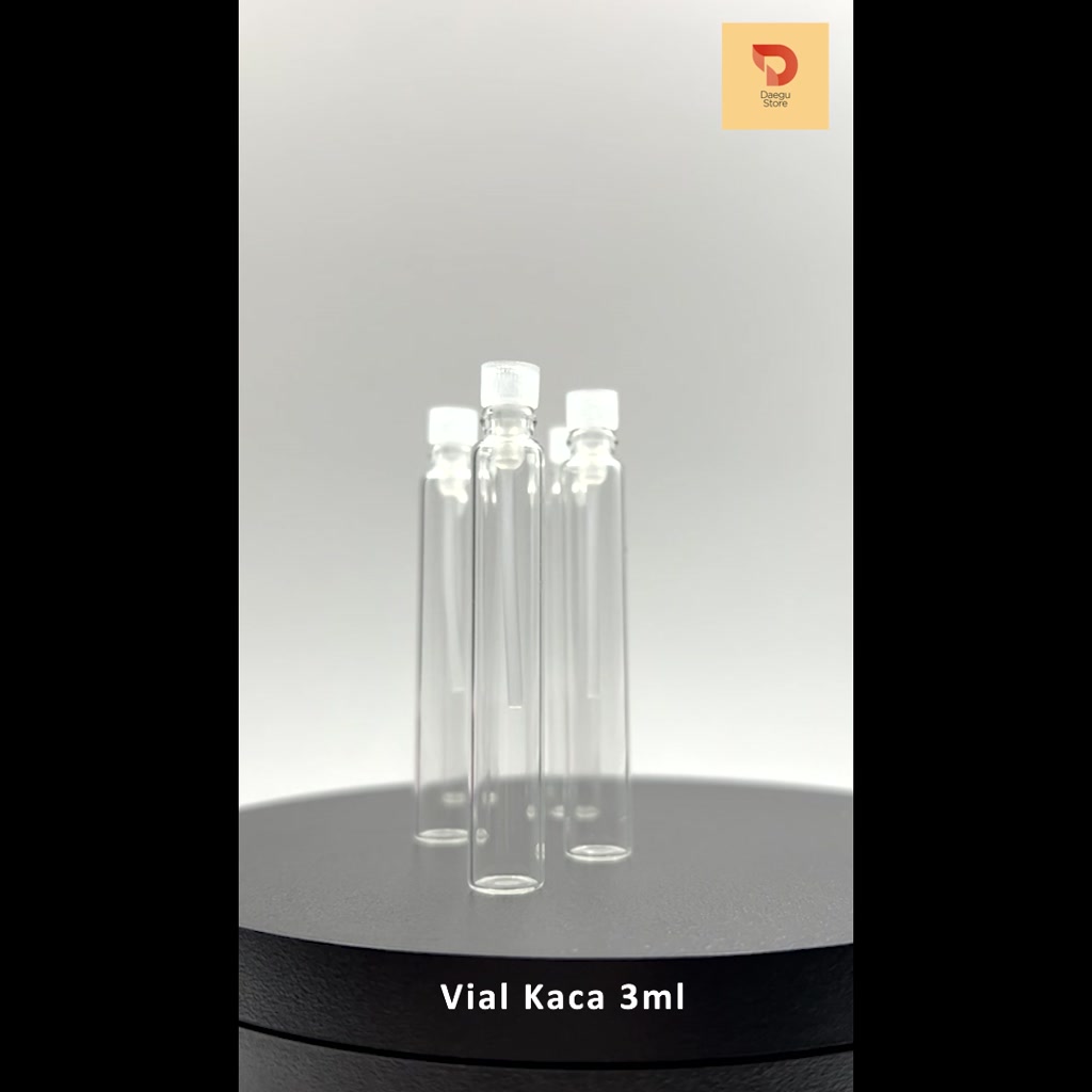 Jual Vial 3ml Botol Kaca Tester Sample Parfum Putih Model Stick Panjang ...