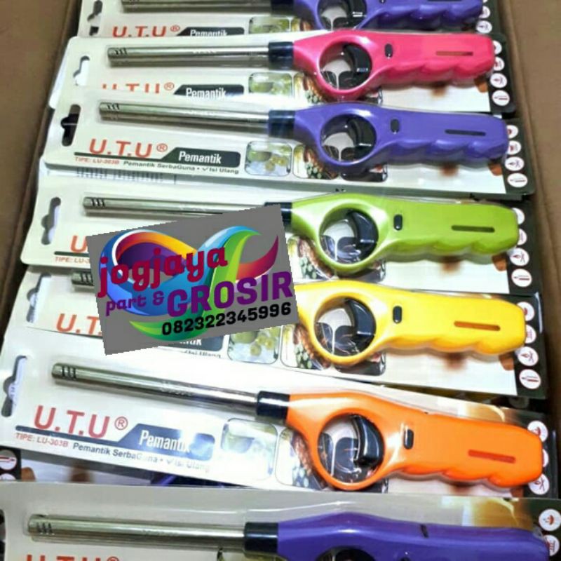 Jual Korek Gas UTU - Pematik Gas - Korek Api Kompor - Korek Gas Panjang ...