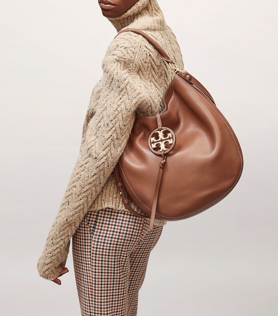 Jual TORY BURCH MILLER METAL LOGO SLOUCHY HOBO Shopee Indonesia