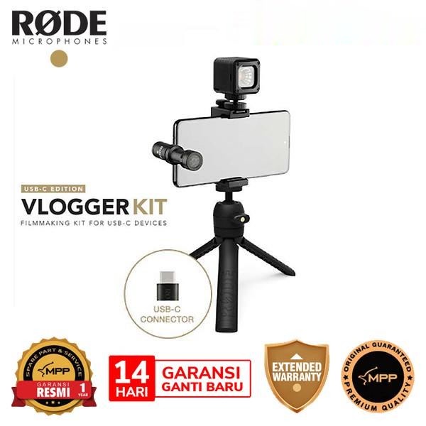 Jual Rode Microphone Vlogger Kit USB-C Edition | Shopee Indonesia