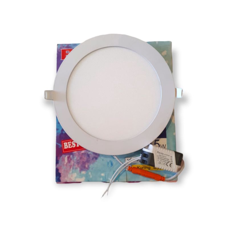 Jual LED Panel Light Bulat Slim 15 Watt 6000K Cahaya Putih | Shopee ...