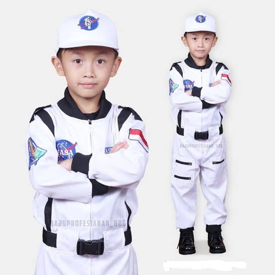 Little M Bear Astronot Set Pakaian Anak Laki-laki