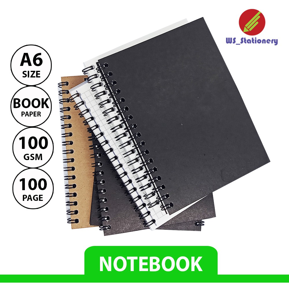 Jual NOTEBOOK A6/JURNAL A6/NOTEPAD/ BOOKPAPER/ GRID/KOTAK2#DOTTED ...