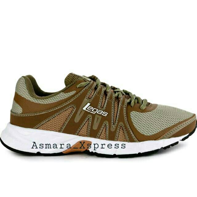 Jual League Original Legas Aurora La Sepatu Lari Hilton Brown Darck