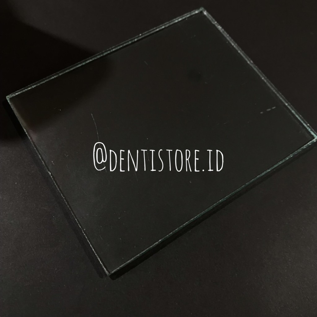 Jual Glass Plat Dental Mixing Slab Glass Slab Mixing Pad Kaca