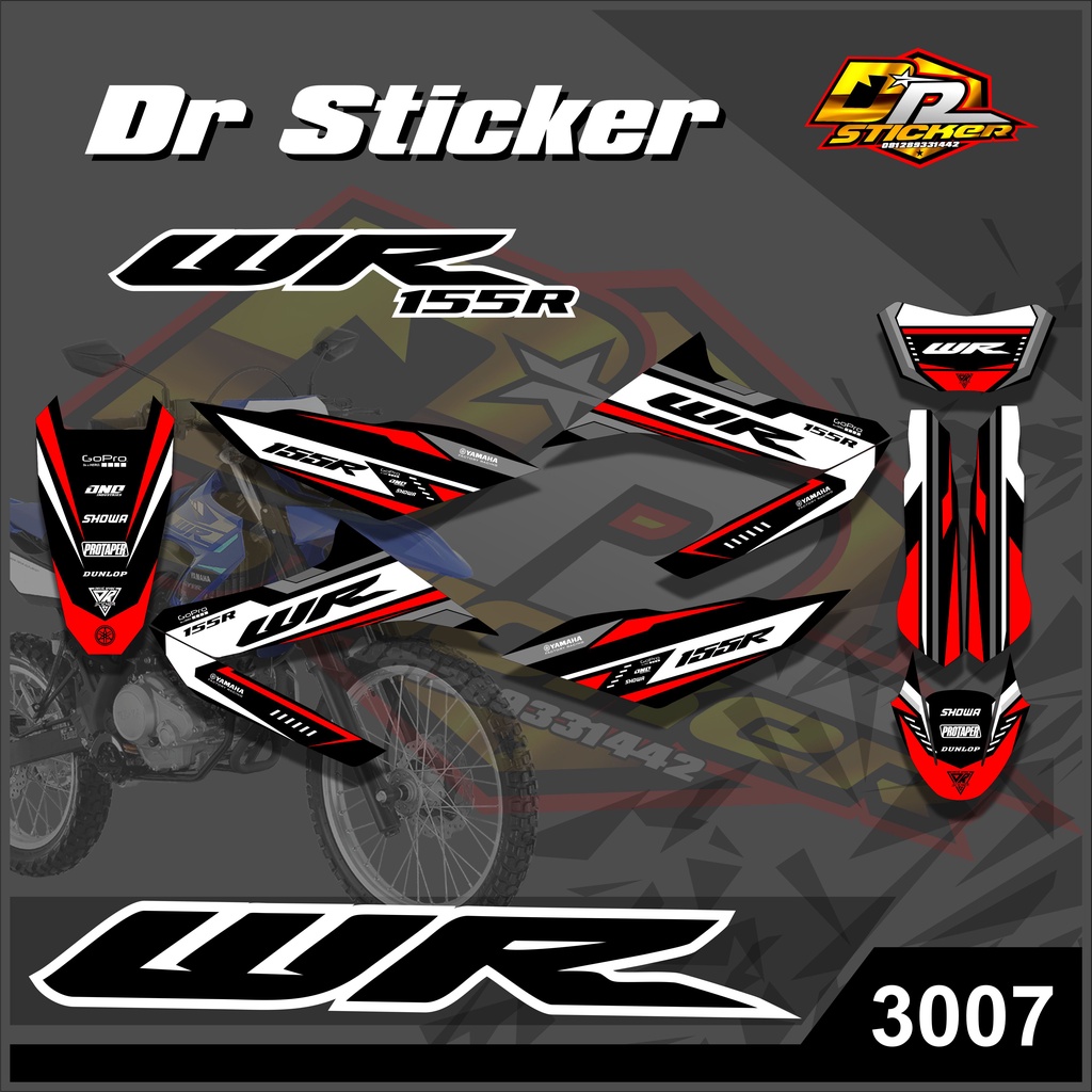 Jual Sticker Striping Wr 155R Semi Full Striping Sticker Wr 155R Desain ...
