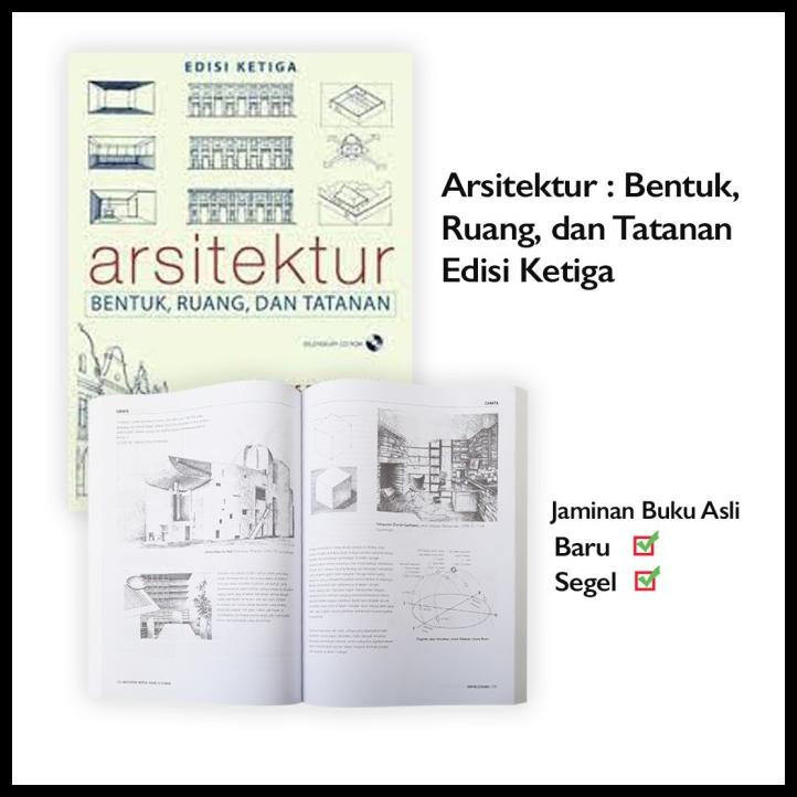 Jual Buku Arsitektur Bentuk Ruang Tatanan Edisi 3 Francis Dk Ching Erlangga Shopee Indonesia