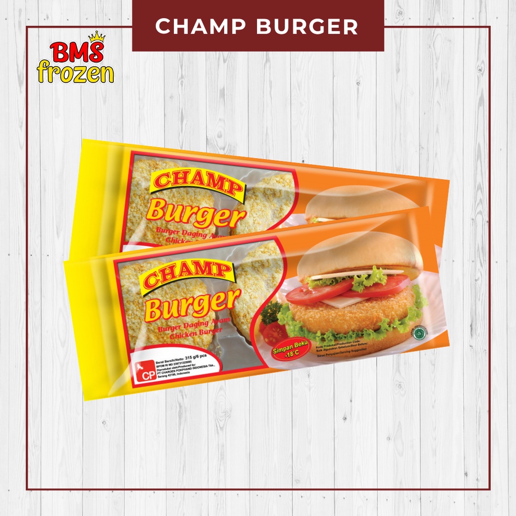 Jual Bms Frozen Mart Champ Burger Bakso Ayam Siomay Dimsum Shopee Indonesia