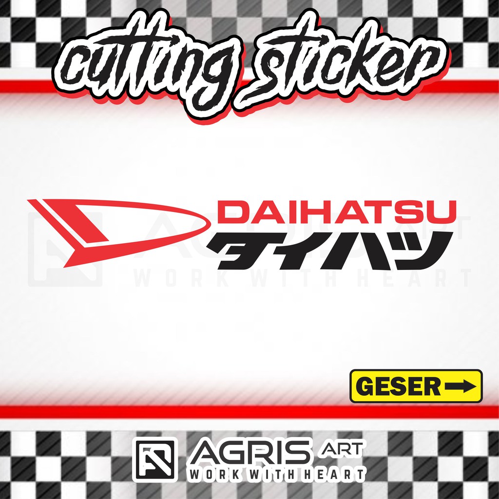 Jual cutting sticker stiker DAIHATSU JAPAN Shopee Indonesia