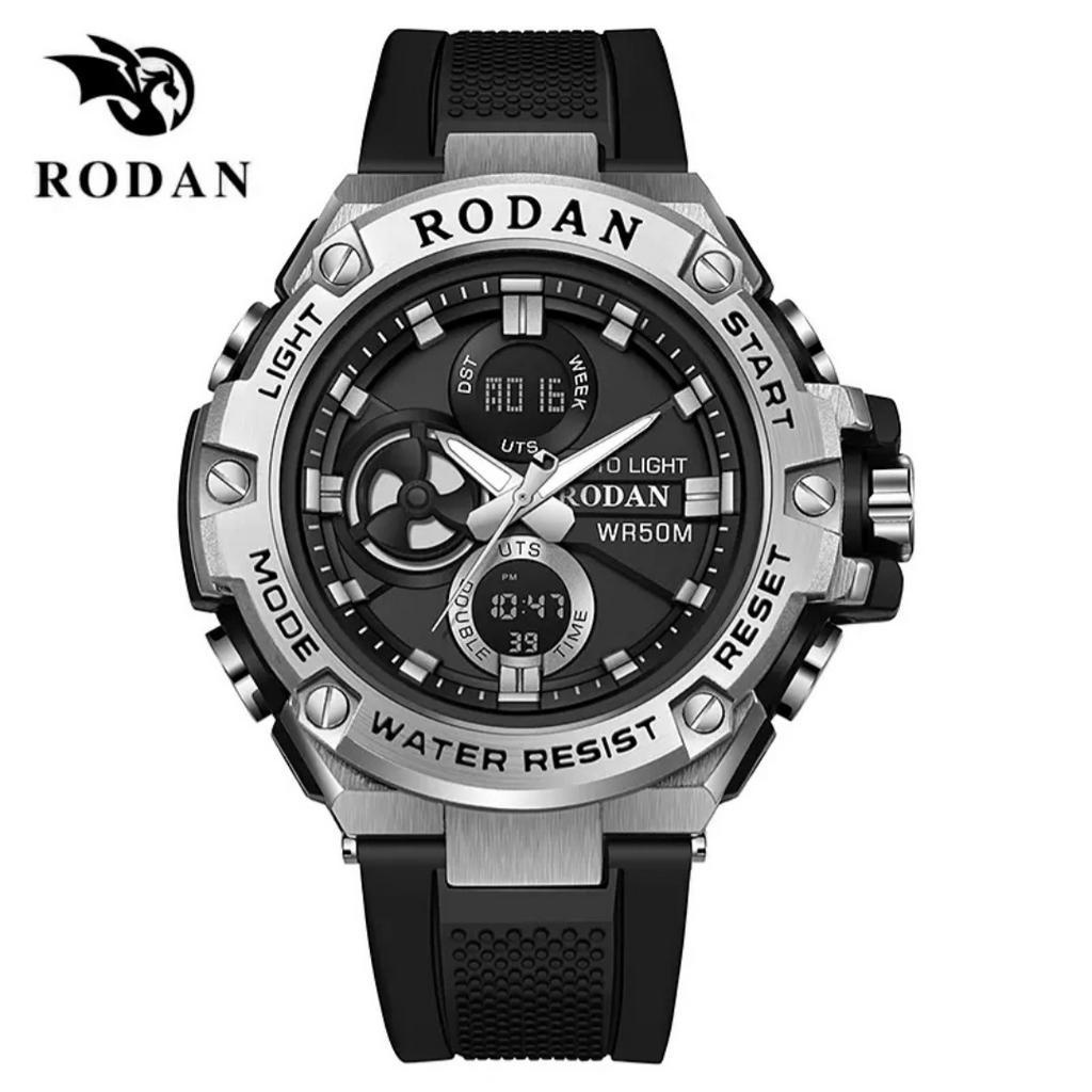 Jual RODAN 8001 JAM TANGAN PRIA ORIGINAL JAM PRIA DUAL TIME JAM TANGAN ...