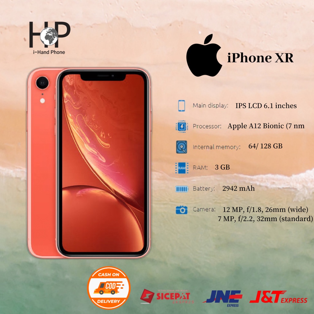 Jual IPhone XR | 64GB/128GB/256GB | HP IPhone Second Fullset Original ...