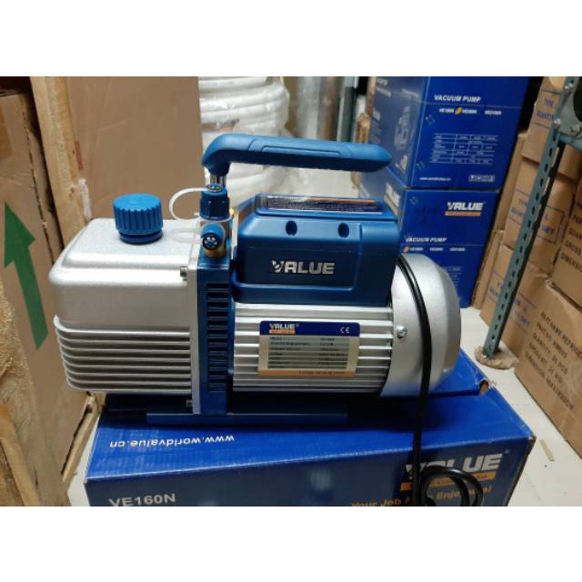 Jual Value Vacuum Pump tipe VE160N 1/2 HP Pompa Vakum Refrigerant