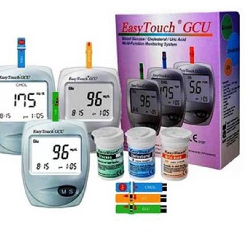 Jual Best Product Easytouch Gcu Alat Easy Touch Gcu In Test Gula Darah Asam Urat Koleol