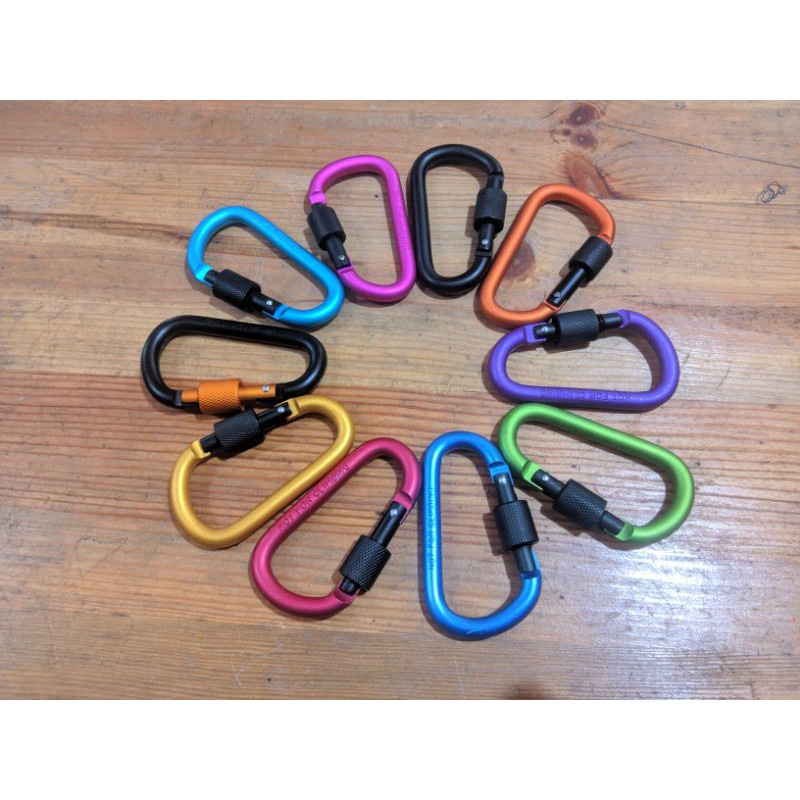 Jual Carabiner Gantungan 8D not for climbing Carabiner Quickdraw Screw