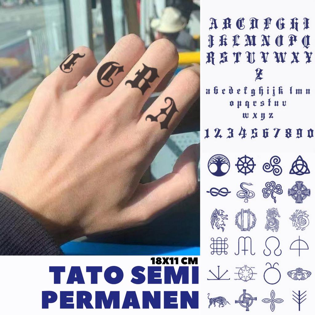 Jual Stiker Tato Fruit Ink | Semi Permanen 18x11cm | Tato Jari