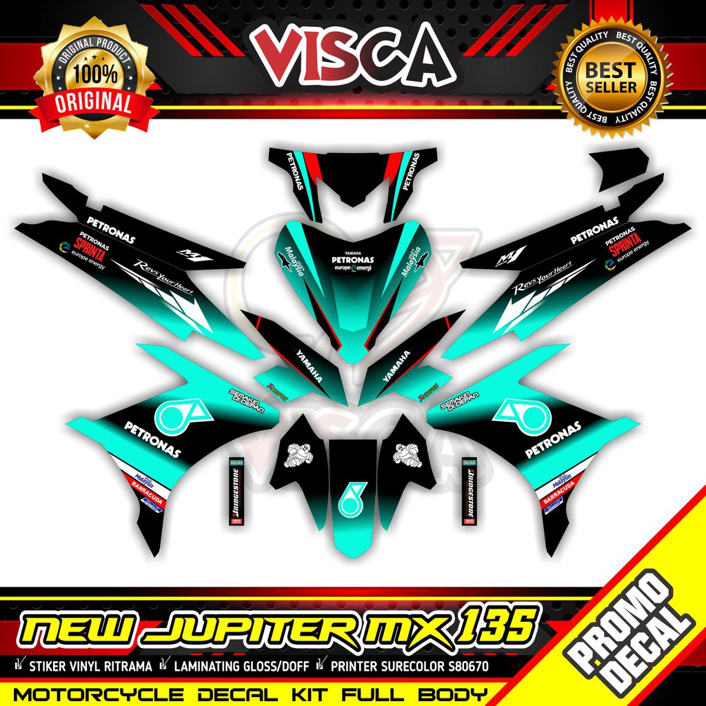 Jual (COD) Stiker Jupiter Mx 135 New Full Body Decal Jupiter Mx 135 New
