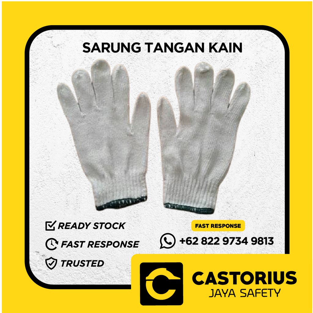 Jual SARUNG TANGAN 6 BENANG SARUNG TANGAN PROYEK SAFETY SARUNG TANGAN ...