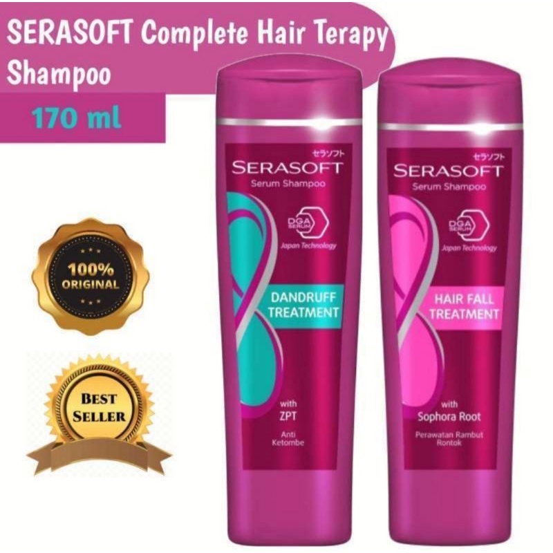 Jual Serasoft Complete Hair Terapy Shampo 170ml | Shopee Indonesia