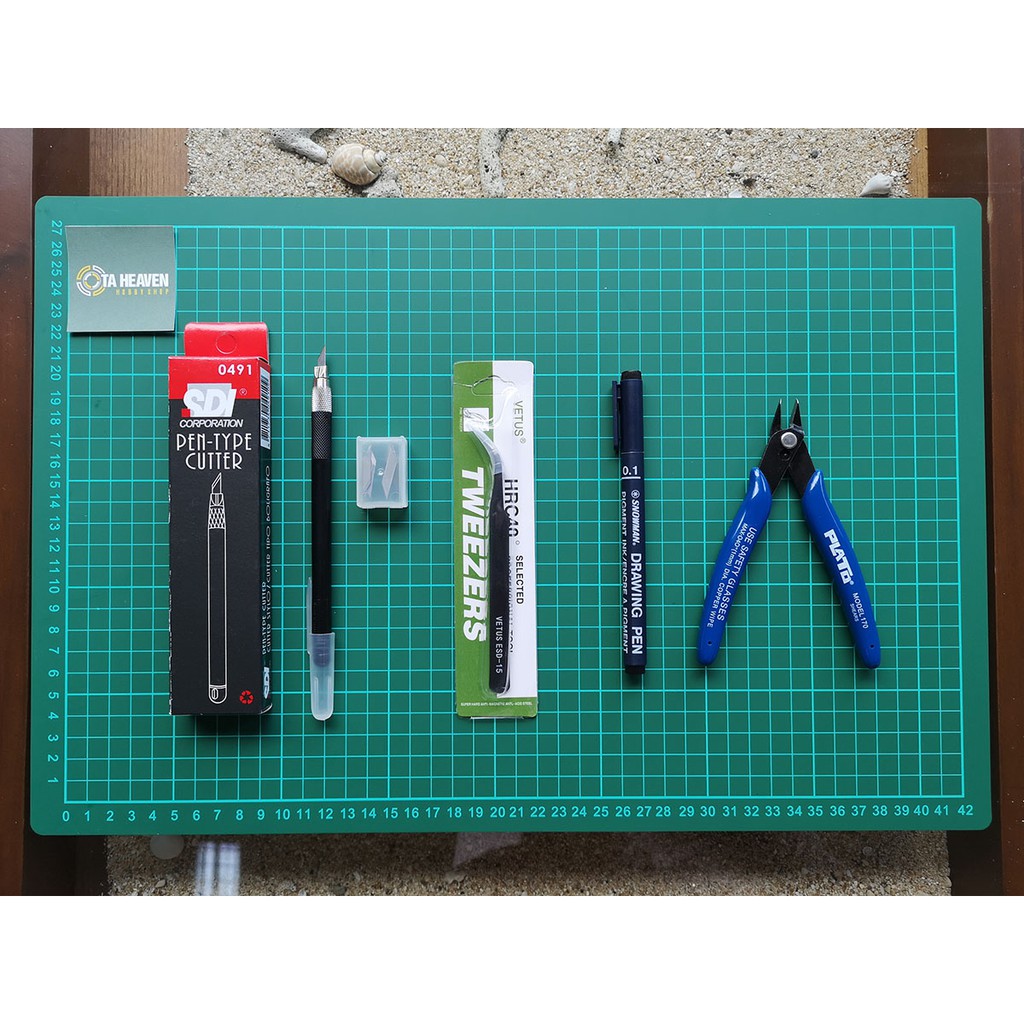 Jual Gunpla Tool Set Paket A3 Basic Alat Rakit Gundam Model Kit Tool