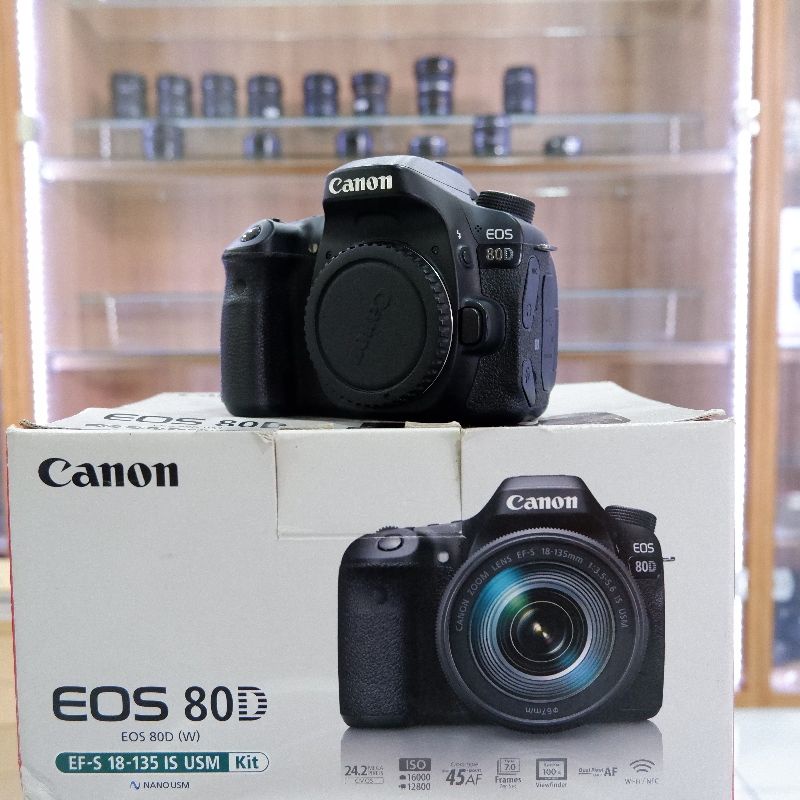 Jual Dslr Canon 80D SUDAH WIFI LAYAR FLIP MULUS TINGGAL PAKAI Shopee