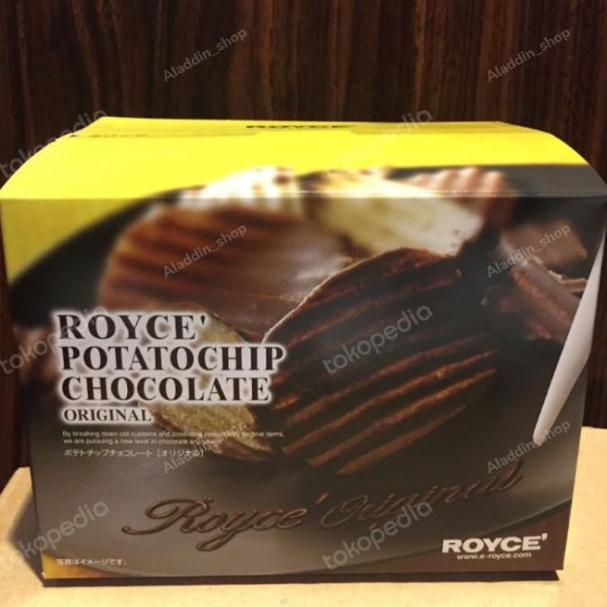 Jual ROYCE POTATO CHIP CHOCOLATE ORIGINAL 190 GR Shopee Indonesia