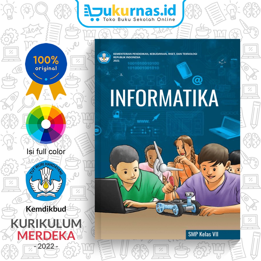 Jual Buku Informatika Smp Mts Kelas 7 8 9 Vii Viii Ix 1 2 3 Kurikulum 