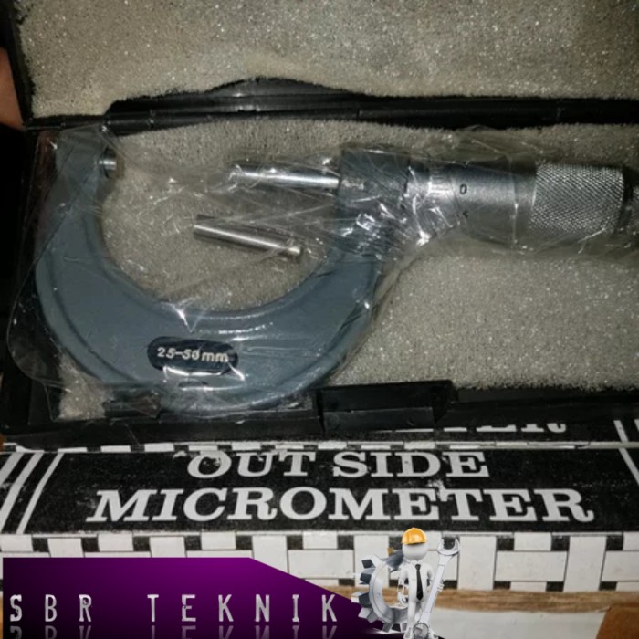 Jual Micrometer outside Jarak 25 50 x 0.01 Mikrometer Luar (sbr