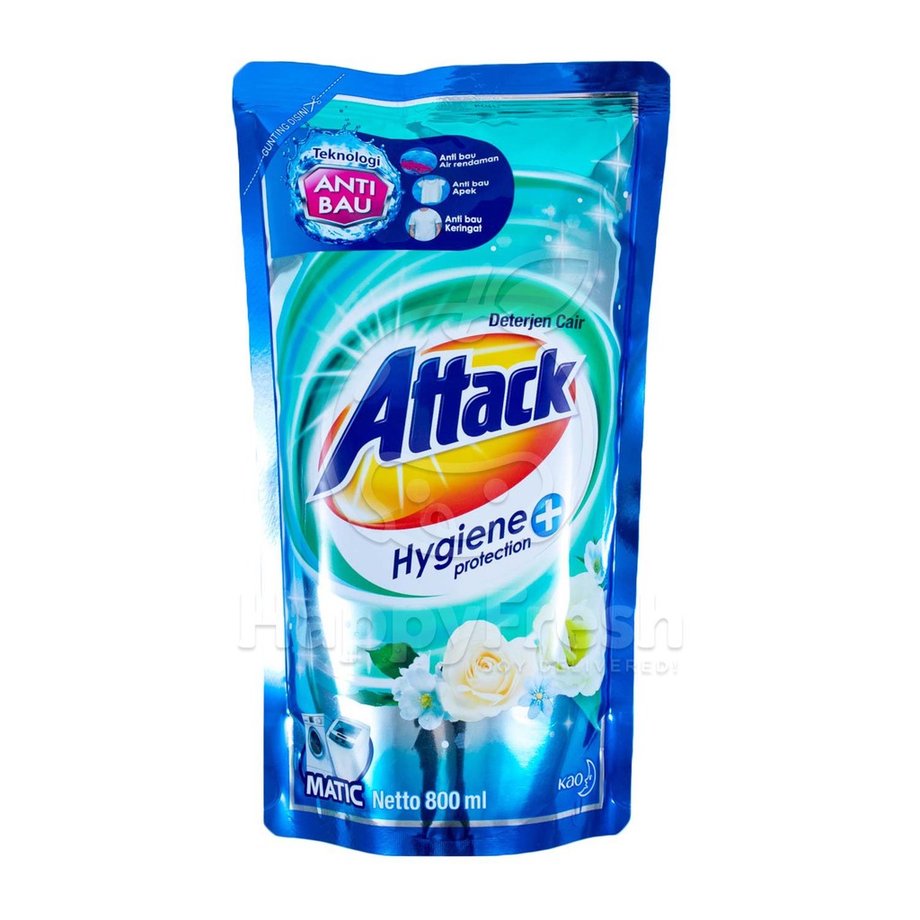 Jual Attack Clean Maximizer Detergent 3D Clean Action 800ml 800 ml ...