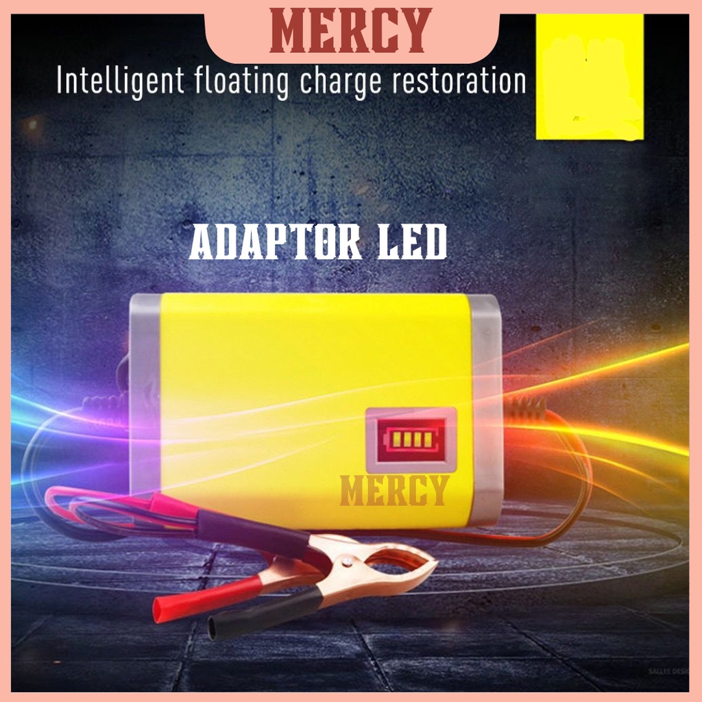 Jual Cas Aki MOTOR MOBIL Charger AKI MOTOR MOBIL 12V 2A / 12V 6A KABEL
