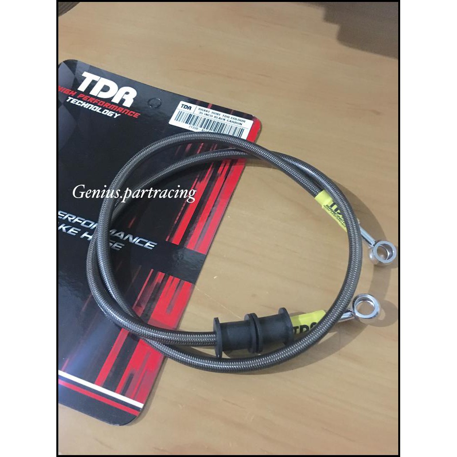 Jual Selang Rem Tdr Black Carbon Inch Cm Original Tdr Promo