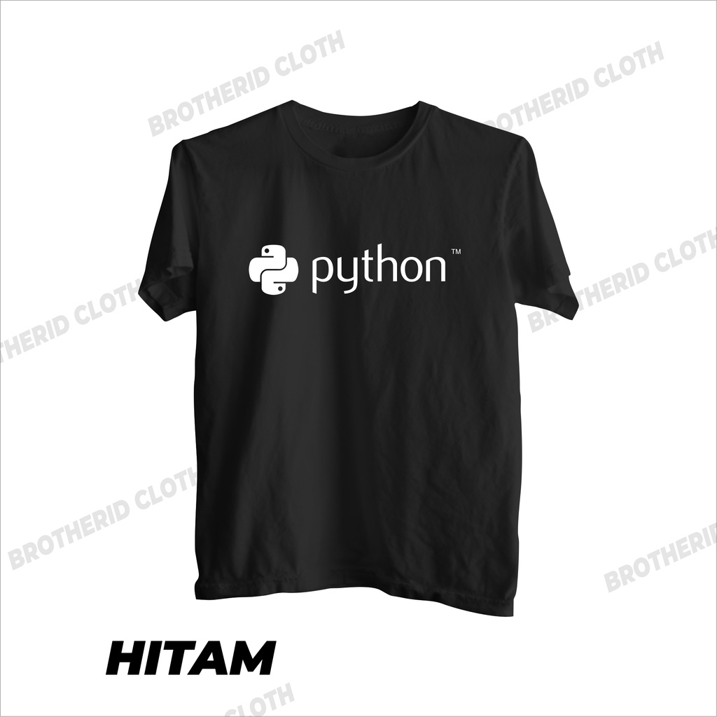 Jual Kaos Python Programming Developer Baju Distro IT Programmer Geek ...