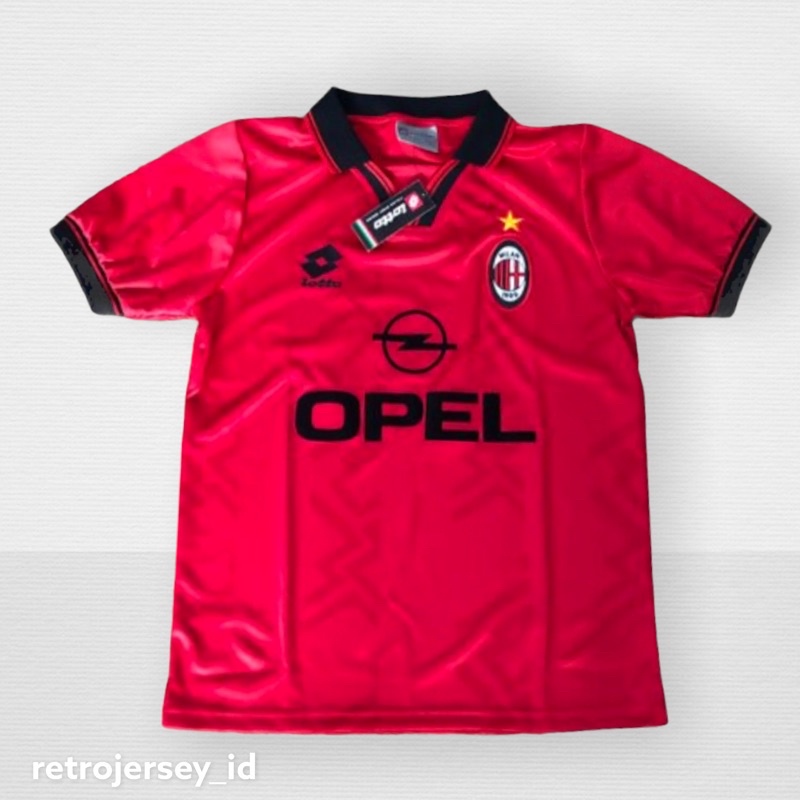 Jual Jersey Retro Milan Fourth 96/97 OPEL/Classocjersey/Milanretro ...