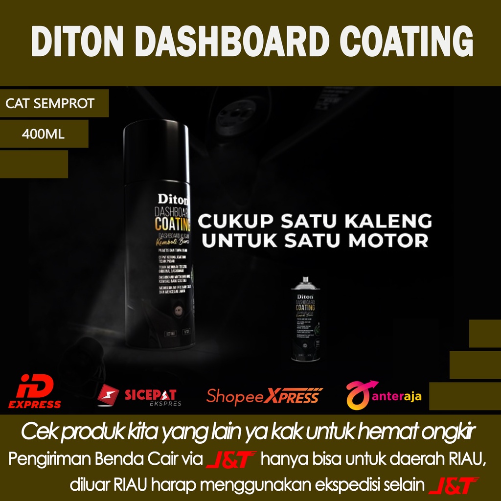 Jual Diton Dashboard Coating Diton Cat Semprot Dashboard Coating Ml Shopee Indonesia