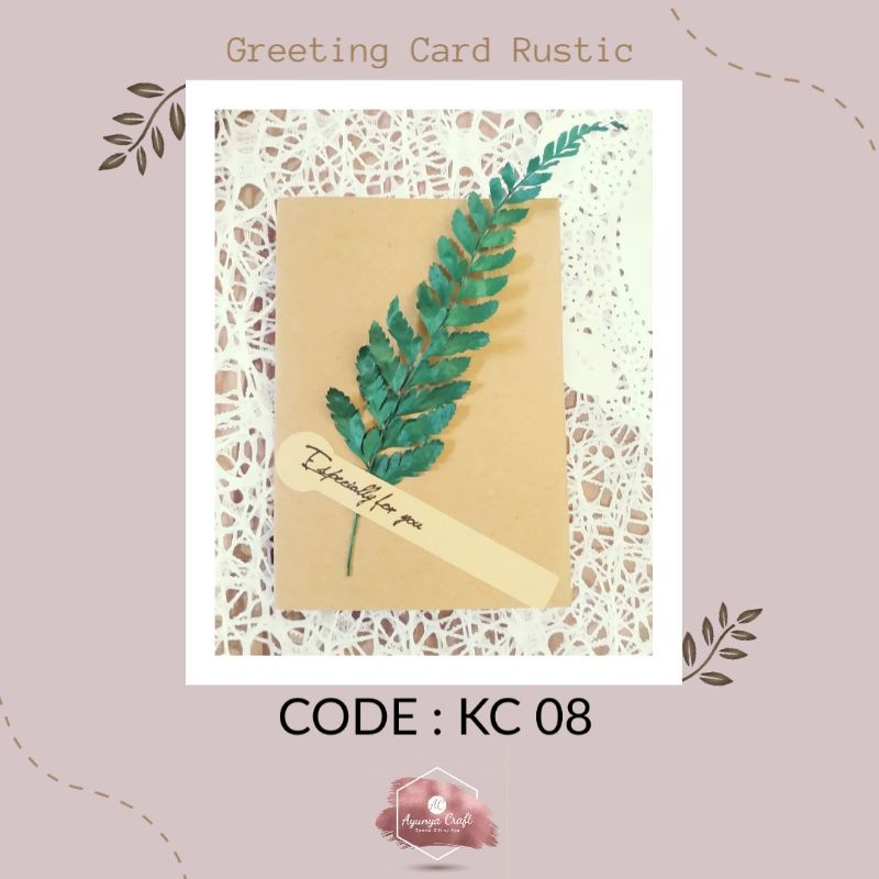 Jual TERMURAH PROMO KARTU UCAPAN TEMA RUSTIC / GREETING CARD RUSTIC
