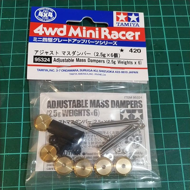 Jual Tamiya 95324 Adjustable mass dampers 2.5g weights 6pcs Shopee