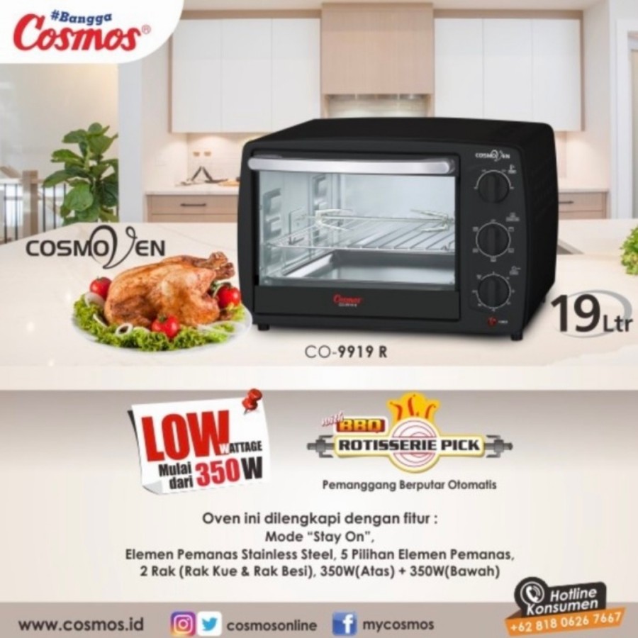 Jual Oven Listrik Cosmos Liter Co R Oven Rumah Tangga Terbaru Shopee Indonesia