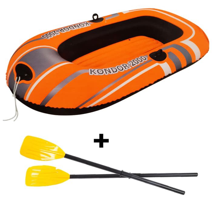 Jual Bestway Hydro Force Raft Orange 188cm + Dayung Frech Perahu Karet ...