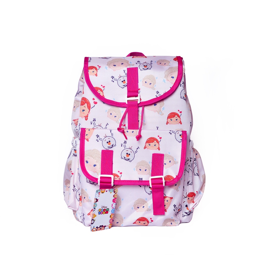 Tas Ransel Anak Karakter Original Disney Tsum Tsum 16" Backpack Happy  Series Frozen Character