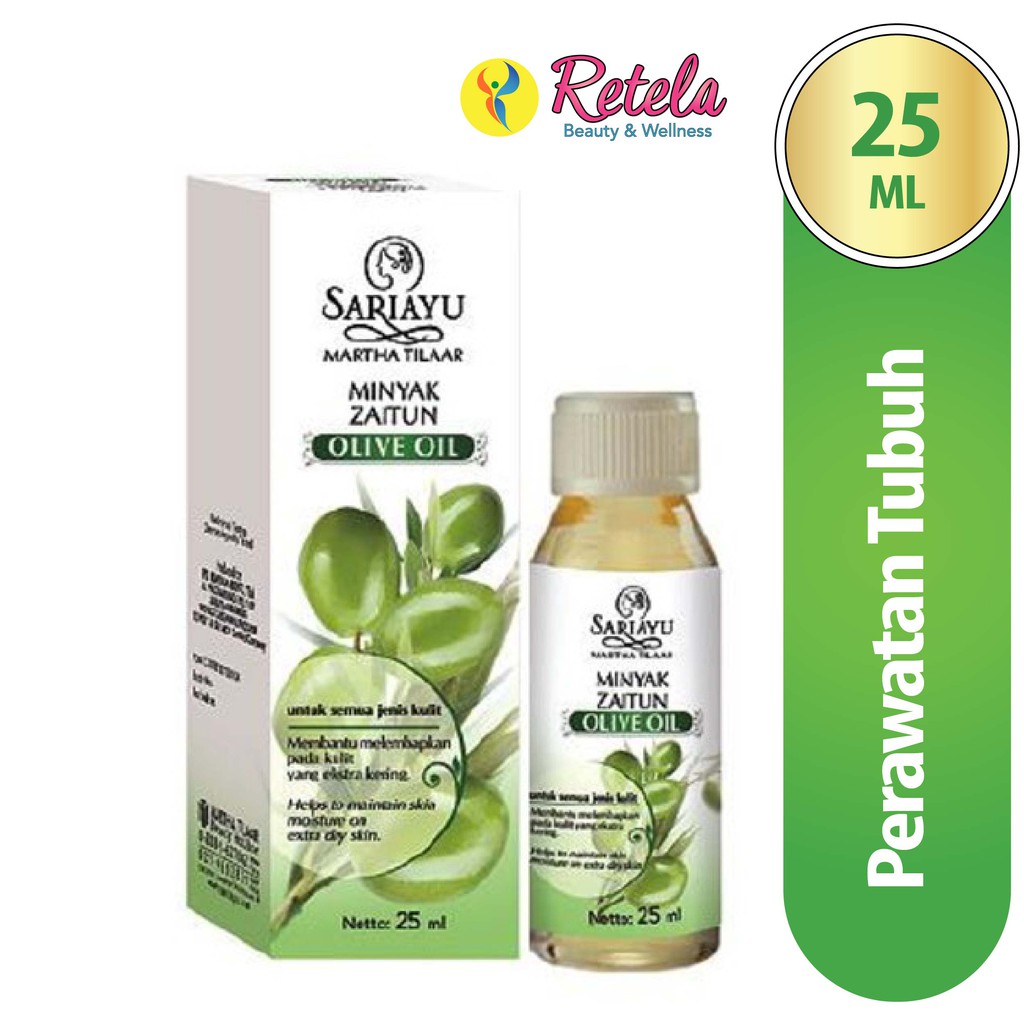 Jual Sariayu Minyak Zaitun Ml Sari Ayu Olive Oil Minyak Urut Pelembab Shopee Indonesia